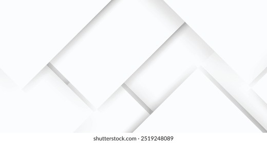Abstractas fondo blanco. Diseño abstracto geométrico mínimo del fondo de la luz blanca. Ilustración vectorial