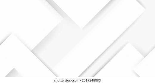 Abstractas fondo blanco. Diseño abstracto geométrico mínimo del fondo de la luz blanca. Ilustración vectorial