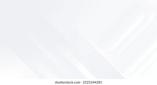 Abstract white background. Minimal geometric white light background abstract design.