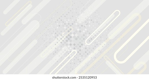 Abstract white background. Minimal geometric white light background new concept abstract design. for banner, wallpaper, cover. Vector illustration