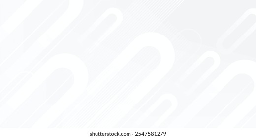 Abstract white background. Minimal geometric white light background abstract design.