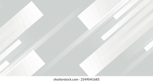 Fundo branco abstrato. Projeto abstrato de fundo de luz branca geométrica mínima. ilustração vetorial