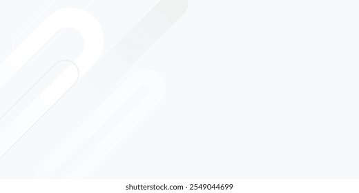 Abstract white background. Minimal geometric white light background abstract design.