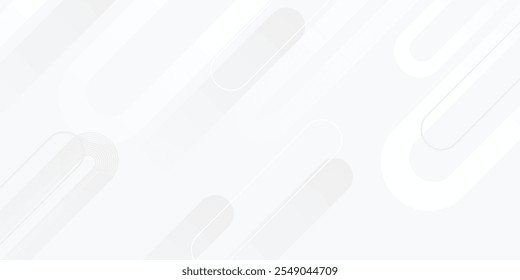 Abstract white background. Minimal geometric white light background abstract design.
