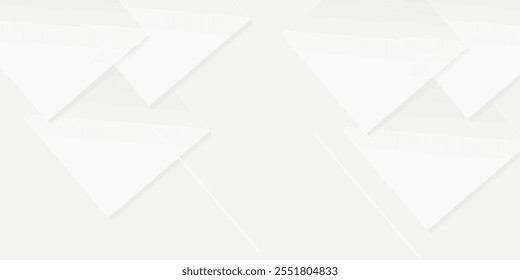 Abstract white background. Minimal geometric white light background abstract design.