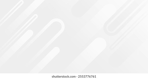 Abstract white background. Minimal geometric white light background