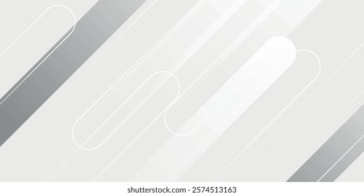 Abstract white background. Minimal geometric white light background abstract design.