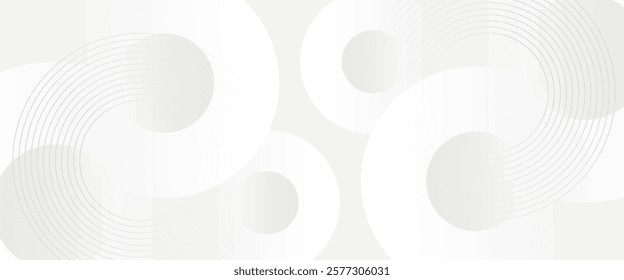 Abstract white background. Minimal geometric white light background abstract design.