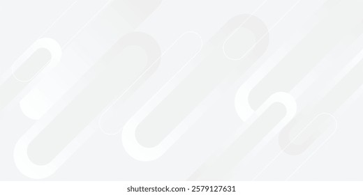 Abstract white background. Minimal geometric white light background