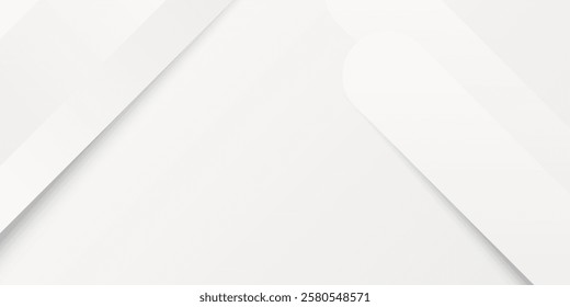 Abstract white background. Minimal geometric white light background abstract design.