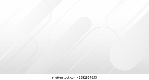 Abstract white background. Minimal geometric white light background abstract design.