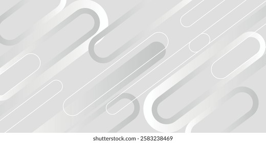Abstract white background. Minimal geometric white light background abstract design.