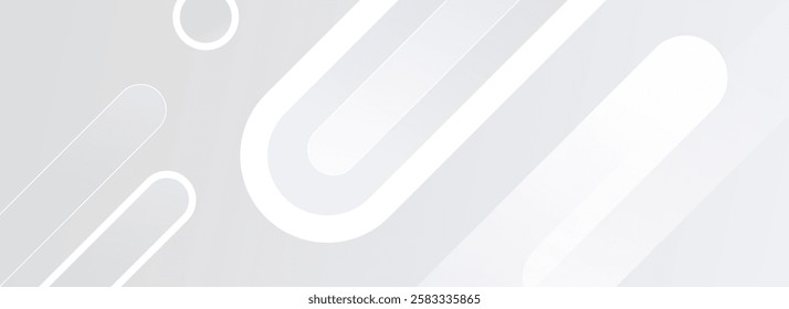 Abstract white background with a minimal geometric design, featuring soft light effects. Perfect for modern branding, presentations, and digital projects.