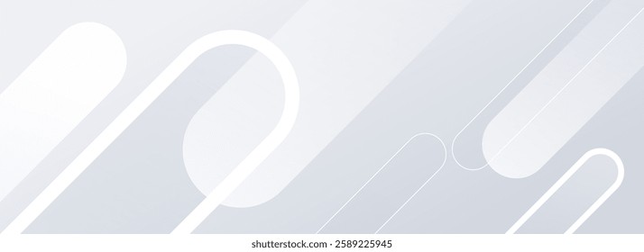 Abstract white background with a minimal geometric design and soft light effects, ideal for modern branding, presentations, websites, and digital projects.
