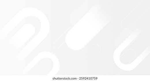 Abstract white background. Minimal geometric white light background abstract design.