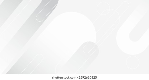 Abstract white background. Minimal geometric white light background abstract design.