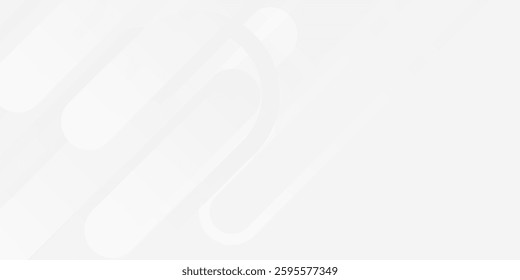 Abstract white background. Minimal geometric white light background abstract design modern arts grey and white