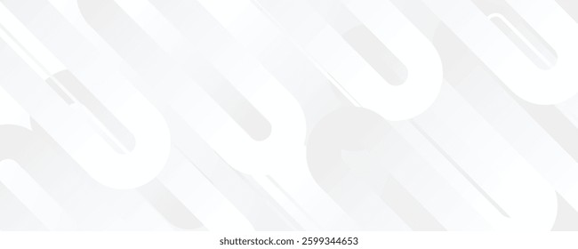 Abstract white background. Minimal geometric white light background abstract design. Vector Eps10