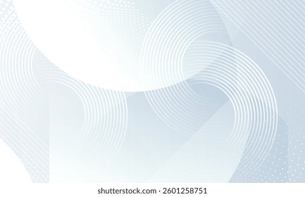 Abstract white background. Minimal geometric white light background 