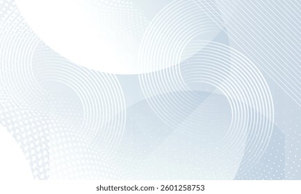Abstract white background. Minimal geometric white light background 