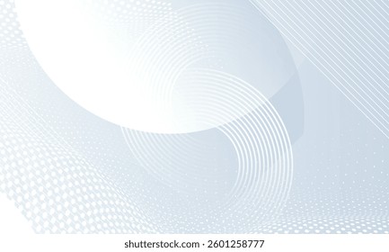 Abstract white background. Minimal geometric white light background 