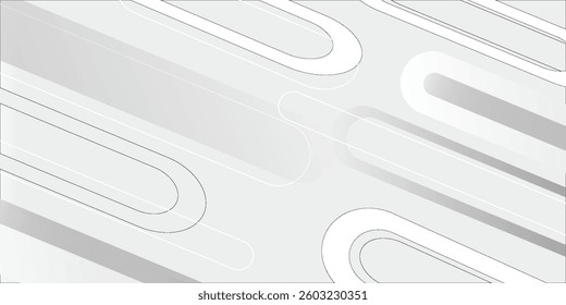 Abstract white background. Minimal geometric white light background abstract design.vector modern