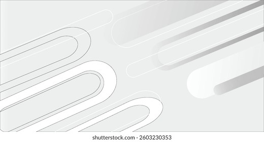 Abstract white background. Minimal geometric white light background abstract design.vector modern