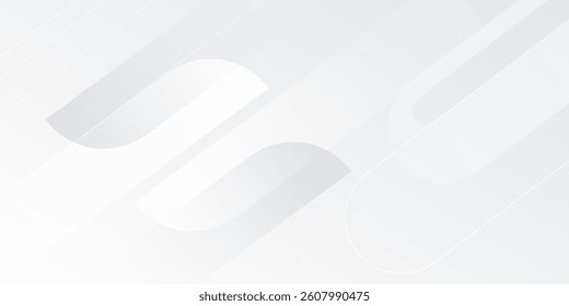 Abstract white background. Minimal geometric white light background abstract design.
