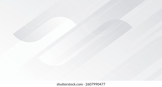 Abstract white background. Minimal geometric white light background abstract design.
