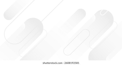 Abstract white background. Minimal geometric white light background abstract design. Suit for booklet, brochure, banner, poster, website, flyer, cover, corporate, backdrop. Vector illustration