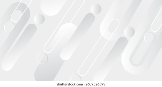Abstract white background. Minimal geometric white light background abstract design.
