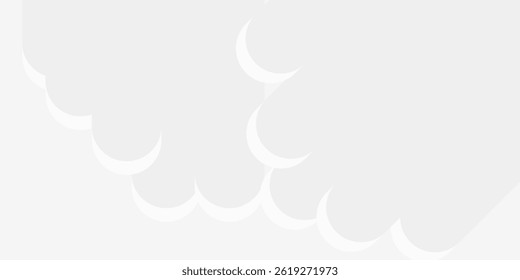 Abstract white background. Minimal geometric white light background abstract design.