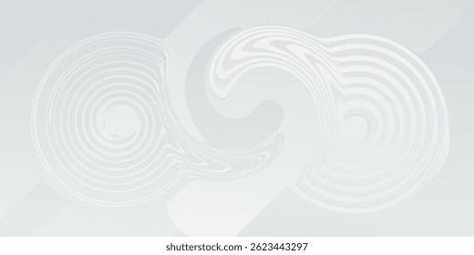 Abstract white background. Minimal geometric white light background abstract design. eps 10