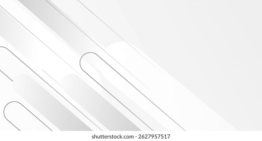 Abstractas fondo blanco. Diseño abstracto geométrico mínimo del fondo de la luz blanca. ilustración del Vector