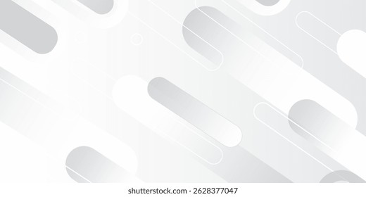 Abstractas fondo blanco. Diseño abstracto geométrico mínimo del fondo de la luz blanca. Vector.