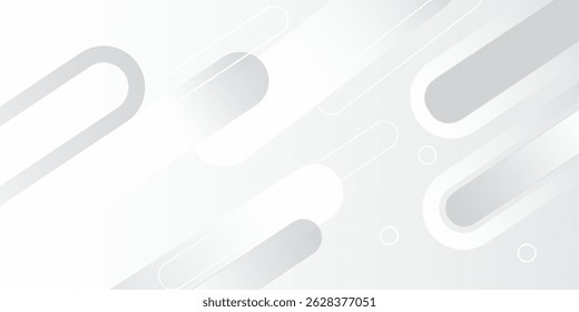 Abstractas fondo blanco. Diseño abstracto geométrico mínimo del fondo de la luz blanca. Vector.