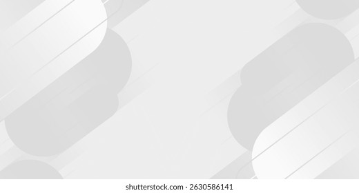 Abstract white background. Minimal geometric white light background abstract design