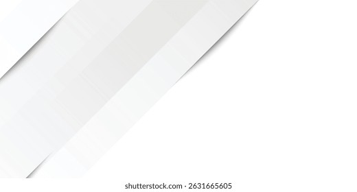 Abstract white background. Minimal geometric white light background modern