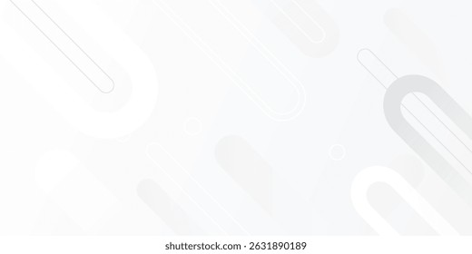 Abstract white background. Minimal geometric white light background abstract design.