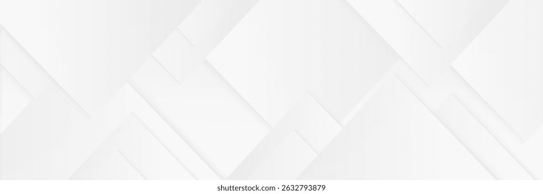 Abstract white background. Minimal geometric white light background abstract design.
