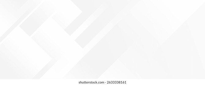 Abstract white background. Minimal geometric white light background abstract design. Suit for booklet, brochure, banner, poster, website, flyer, cover, corporate, backdrop. Vector illustration EPS 10
