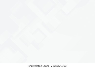 Abstract white background. Minimal geometric white light background abstract design.