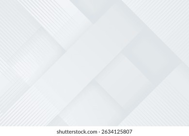 Abstractas fondo blanco. Fondo de luz blanca geométrica mínima con líneas, diseño abstracto.