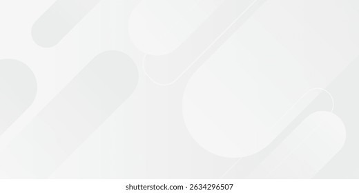 Abstract white background. Minimal geometric white light background abstract design. Suit for booklet, brochure, banner, poster, website, flyer, cover, corporate, backdrop. Vector illustration