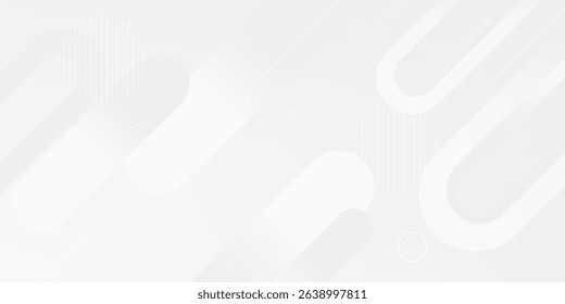 Abstract white background. Minimal geometric white light background abstract design.