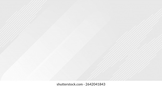 Abstract white background. Minimal geometric white light background abstract design. Suit for booklet, brochure, banner, poster, website, flyer, cover, corporate, backdrop. Vector eps 10
