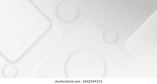 Abstract white background. Minimal geometric white light background abstract design. Suit for booklet, brochure, banner, poster, website, flyer, cover, corporate, backdrop. Vector illustration