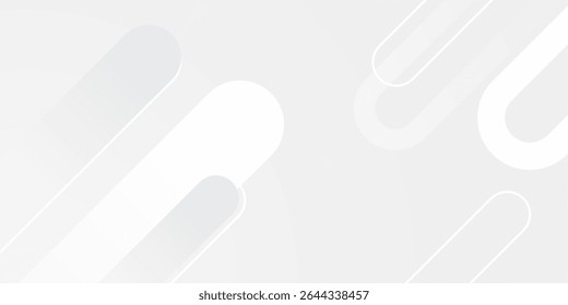 Abstract white background. Minimal geometric white light background abstract design. Suit for booklet, brochure, banner. vector illustration eps 10