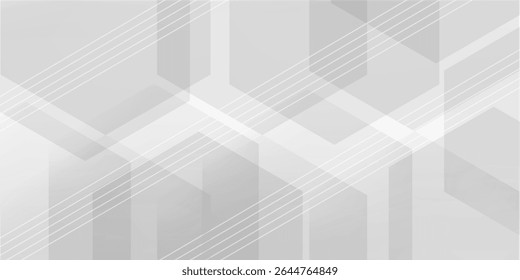 Abstract white background. Minimal geometric white light background abstract design.