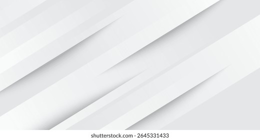 Abstract white background. Minimal geometric white light background abstract design.